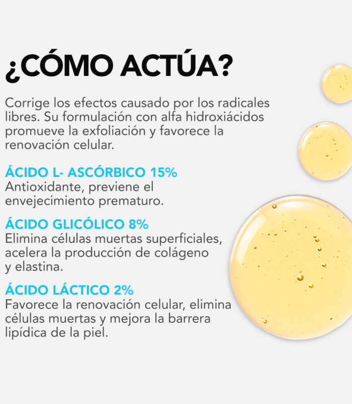 SERUM AOX C&AHA COMO ACTUA 30ML SERUM AOX C&AHA COMO ACTUA 30ML
